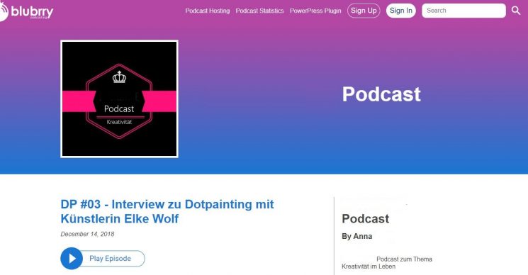 Podcast bei Blubrry