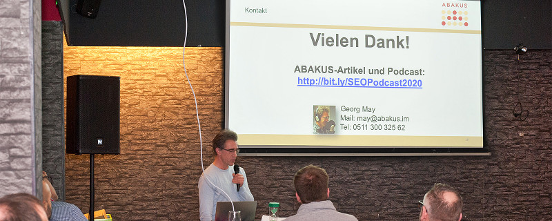 Georg May Vortrag Webmontag