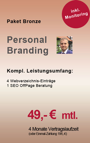 Personal Brand Paket Bronze