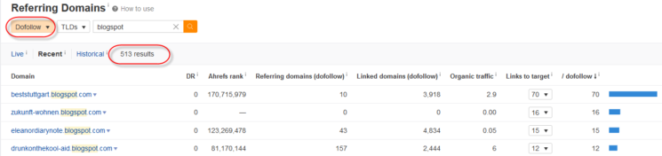 Referring Domains - Ahrefs