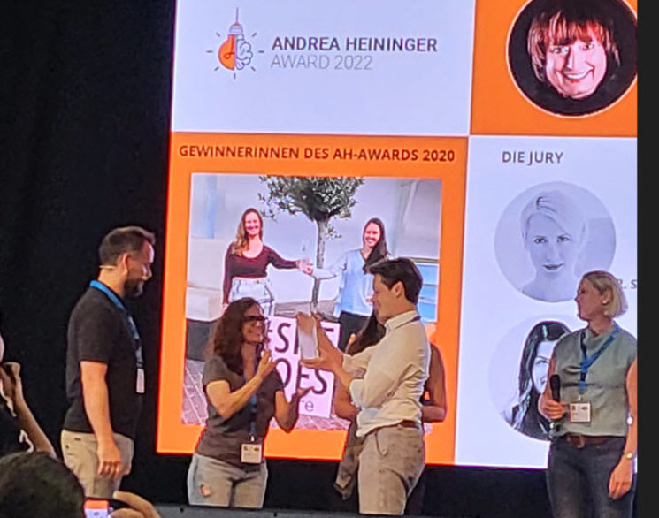 E-Commerce BBQ - Andrea Heininger Award Verleihung