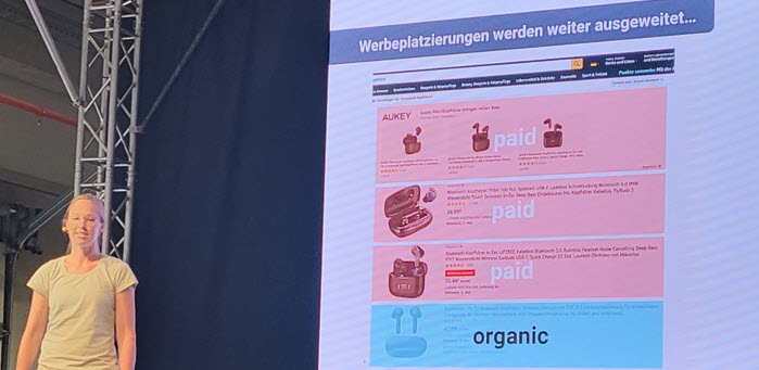 E-Commerce BBQ 2022 Vortrag von Mareike Geidies zu AMAZON Advertising