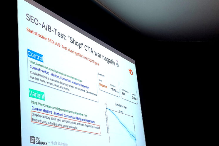 CAMPIXX 2023 Vortrag zu AB Tests