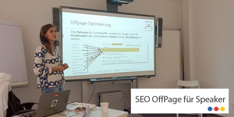SEO OffPage und Linkbuilding für Speaker und Redner