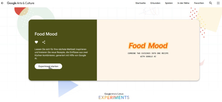 Food Mood Tool
