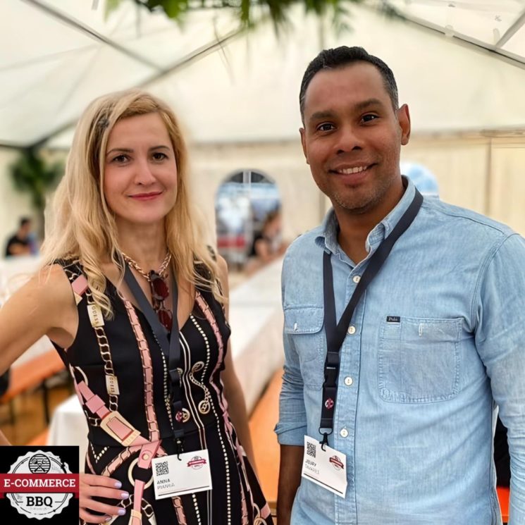 Jeury Tavares und Anna Pianka auf dem E-Commerce BBQ 2024
