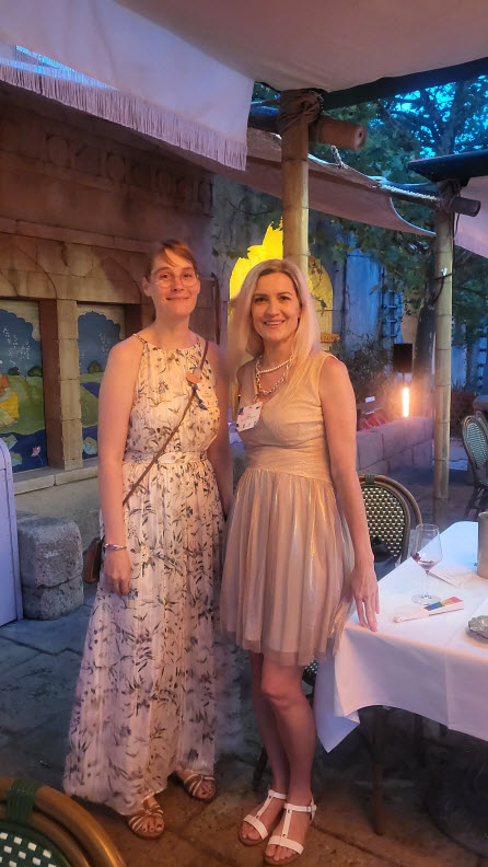 Sommerempfang der Wirtschaftsförderung Hannover, Teamleitung WirtschaftsförderungJulia Kümper und Anna Pianka von ABAKUS Internet Marketing