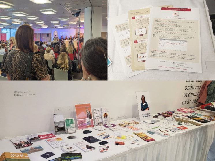 Niedersächsischer Unternehmerinnenkongress 2025 Tisch mit Broschüren