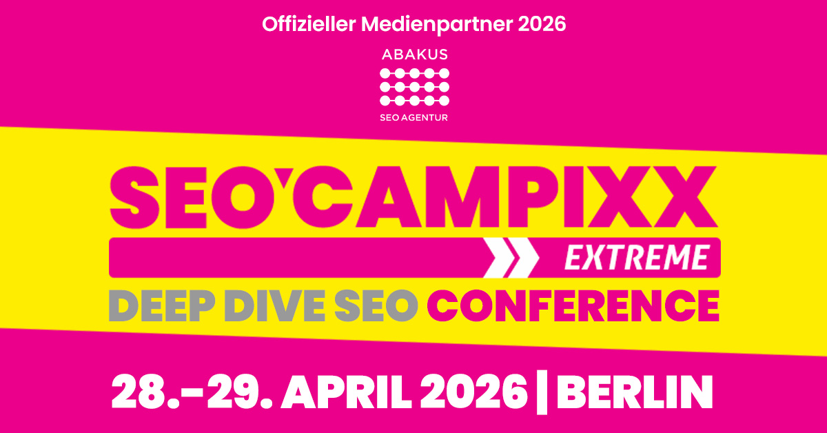 SEO CAMPIXX EXTREME - SEO Agentur ABAKUS Internet Marketing GmbH ist Medienpartner
