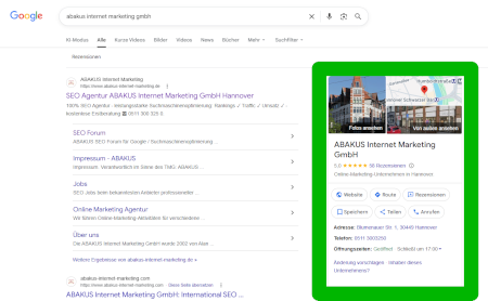 Knowledge Panel ABAKUS