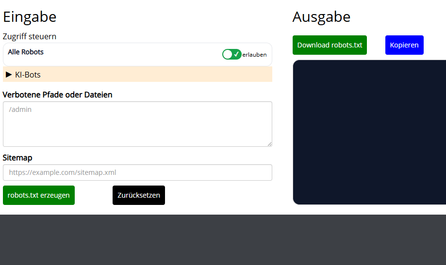 robots.txt Generator