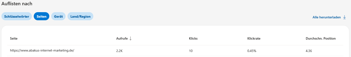 Such-Performance - Seiten<img src=
