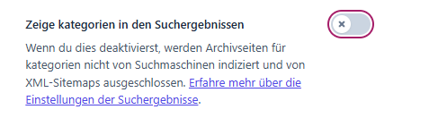 Inhaltstypen aus der Sitemap entfernen - Yoast